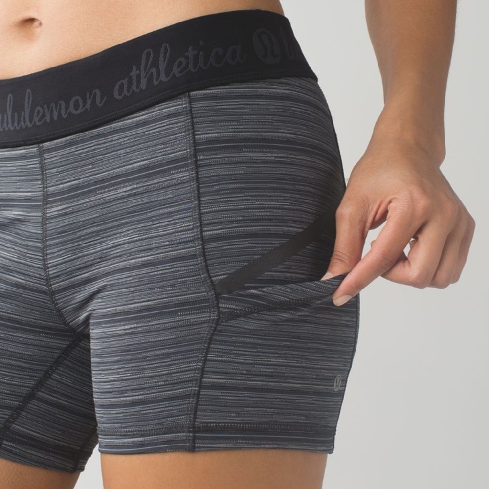 Lululemon What The Sport Short
Cyber Stripe Deep Coal Black - Picture 5 of 9